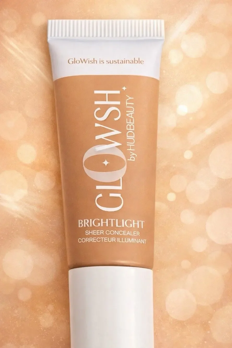 GloWish -by Huda Beauty -Bright Light- Sheer Concealer -0.35 fl oz -09 Extra Tan